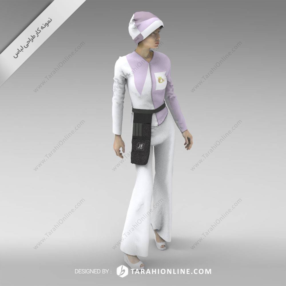 طراحی لباس کار برای آرایشگر 1